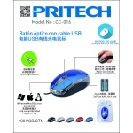 CC-016 PRITECH  RATON CON OPTICO CABLE USB