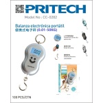 PRITECH BASCULA ELECTRONICA PORTATIL 0.01-50KG
