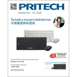 CC-938 PRITECH TECLADO Y MOUSE INALAMBRICOS