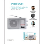 PRITECH FM/AM/SW1/SW2/RADIO DE 3 BANDAS