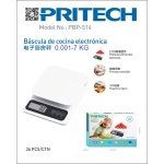 PRITECH BASCULA DIGITAL DE COCINA (0.001-7KG)
