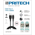 PRITECH CABLE TYPE-C 5A 1M