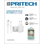 PRITECH CARGADOR TYPE-C TO LIGHTNING  PD 30W