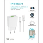 PRITECH CARCADOR DE VIAJE ( TYPE-C ) 2M