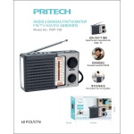 PBP-738 Radio portátil, Radio Am FM, Admite Ajuste de Agudos y Graves,Fácil y Simple de Usar