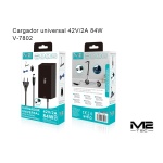V-7802 CARGADOR PATINETE ELECTRICO  42V 2A  (5.5MM X 2.1 MM CONECTOR)