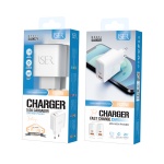 ISER SA0021 PD CARGADOR 2 PUERTOS USB/USB-C 5.0A 20W BLANCO
