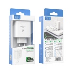 ISER SA0061 CARGADOR PD CON PUERTO TYPE-C 45W 5A BLANCO