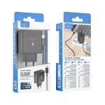 ISER SA0065 CARGADOR PD PUERTO TYPE-C CON CABLE TYPE-C TO TYPE-C 45W 5A MAX BLANCO