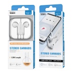 ISER SC3025 AURICULAR CON CONECTOR AUDIO JACK 1.2M BLANCO