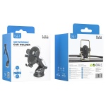 ISER SE5016 SOPORTE UNIVERSAL DE MÓVIL PARA COCHE 55-92MM ANCHO 360º ROTACIÓN NEGRO