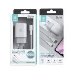 IKREA WA0199 CARGADOR 2 PUERTOS CON SMART IC CON CABLE TYPE-C 2.4A