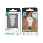 IKREA WA0208 CARGADOR RÁPIDO PARA COCHE CON CONECTOR TYPE-C PD3.0 3.4A 20W BLANCO