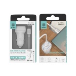 IKREA WA0209 CARGADOR RÁPIDO PARA COCHE CON CABLE TYPE-C PD3.0 3.4A 20W BLANCO
