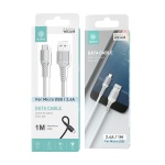 IKREA WB3488 CABLE DE DATO MICRO USB 2.4A 1M BLANCO