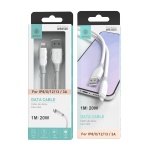 IKREA WB3505 CABLE DE DATOS LIGHTNING 1M 3A 20W BLANCO