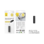 NB1379 NE ADAPTADOR AUX 3.5MM （HEMBRA A HEMBRA），NEGRO