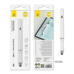 NG6064 BL Puntero Aluminio con doble punta Intercambiable para movil y tablet ,Blanco