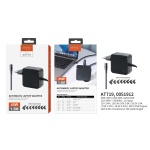 AT719 NE Cargador Universal Automatica con 8 conectores para notebook ,45W,1.5M,Negro
