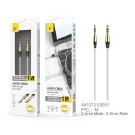 23310081 AU107 BL Cable Audio Jack 3,5mm M/M, 1M Blanco