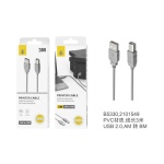 B5330 GR CABLE USB 2.0 AM A BM , 3M , GRISB5330 GR CABLE USB 2.0 AM A BM , 3M , GRIS