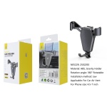 E5229 NE Soporte Universal Airvent de Gravedad para movil 4.5-7 Pulgadas, Negro