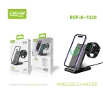 G-1020 CARGADOR INALAMBRICO 3EN1