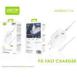 G-1114 CARGADOR CON CABLE LIGHTNING 20W