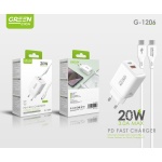 G-1206 CARGADOR 20W PD QC3.0 C-C