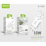 G-1214 CARGADOR IPHONE 18W QC3.0