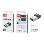 GT836 Mini Adaptador Wifi - USB, 150Mbps Negro