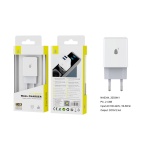 NA0344  Cargador de Red S.Basic JODY 2 USB sin cable, 2.4A,