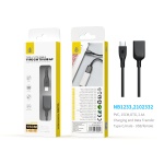 NE NB1233 Cable OTG a TYPE C ,0,15M,Negro