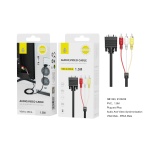 NB1323 NE Cable de VGA a 3RCA 1.5m,Negro