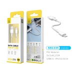 NB1339 BL Mini Cable de Datos para IP 5 -13 , 5/3.4A con Longitud 0.17CM, Blanco