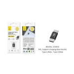 NB1363 NE Adaptador de Type-C Macho a Type-C Macho, Negro