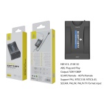 NB1413 NE Adaptador de HDMI (Hembra) a Scart (Hembra), 1080p, Admite formatos de entrada PAL, NTS3.5