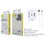 NB1431 BL Adaptador de HDTV a VGA(Hembra-Hembra), transmisión unidireccional, Con circuito DCTI/DLT