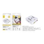 NB1433 BL Adaptador de HDTV a 3 RCA 1080p(Hembra-Hembra),transmision unidireccional, Admite formato