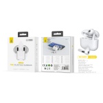 NC3265 BL Auriculares Bluetooth TWS Bastian Bateria lition(25mAh*2) con estuche cargable(180mAh), Soporta Carga Inalambrica, Blanco