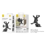 NE5171 NE Soporte de coche con ventosa para Parabrisas, para Movil y Tablet 7-11 pulgadas, Negro