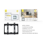 NE5221 NE Soporte TV fijo, para Pantalla de 14-43 Pulgadas, Iron, Max 30Kg, Vesa max20x20cm, Negro