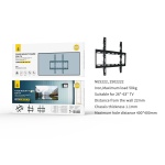 NE5222 NE Soporte TV fijo, para Pantalla de 26-63 Pulgadas, Iron, Max 50Kg, Vesa max 40x40cm, Negro