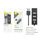 NG6052 NE lector USB Hub con 4 entrada USB Compatible con OTG ,Negro