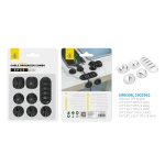 NR9396 NE Organizador Silicona de Cables 8pcs, Negro