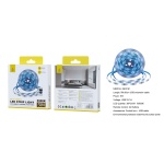 NR9516 Tira de Luces LED Sin Plomo, Luz Frio 6500K, Con control Remoto, 5W/5V/1A, cable 5M