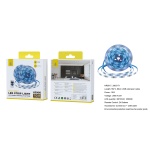 NR9517 Tira de Luces LED Sin Plomo, Luz Frio 6500K, Con control Remoto, 5W/5V/1A, cable 10M