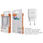 TA0348 BL Cargador de Red Rapida Taylor , 1 puerto Type-C PD, Sin Cable 25W/3.4A(Max), Blanco