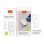 TA0354  Cargador de Red Rapida Taylor , 1 puerto Type-C PD, Sin Cable 40W/3.4A(Max),