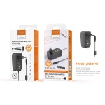 TA0364 NE Cargador de Alimentacion manual Universal con 6 Enchufes, 18W,3V-12V 1.5A , Negro